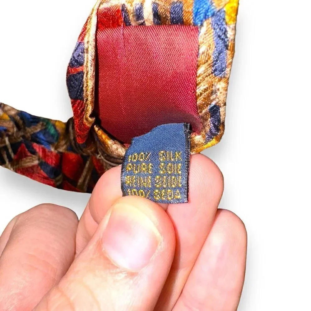 Richel Abstract Art Handmade in Spain 100% Silk Neck Tie
